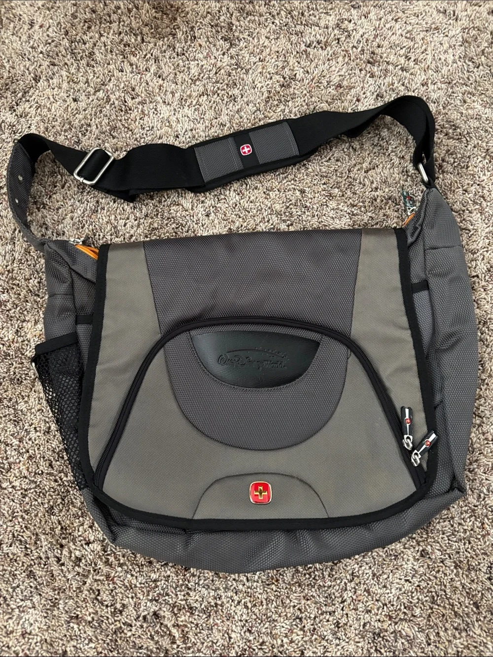 Wenger SwissGear xWalt Disney World Gray and Black Messenger